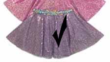 Lavender Sequin Circle Skirt