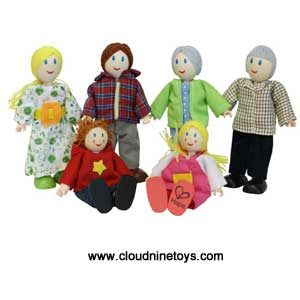 Hape Family Doll House Figures #4566