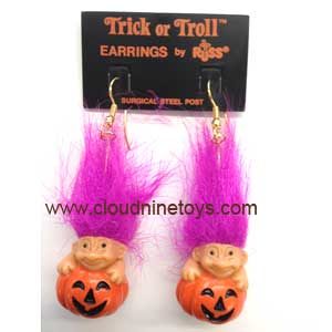 Troll Halloween Earrings