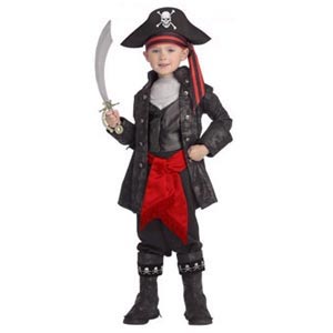 boys captain black boys pirate costume
