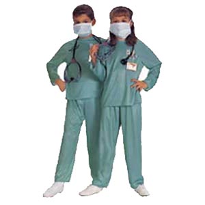 kids doctor costume scrubs