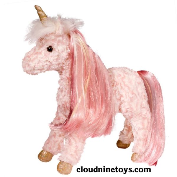 rose unicorn stuffed animal
